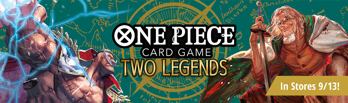 One Piece Card Game Two Legends available in stores September 19th!