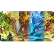 Bloomburrow - Playmat (Black) - Swamp Seasons Thumb Nail